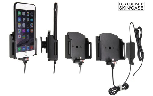 Aperçu 0: Support Brodit iPhone 6 Plus, 6S Plus, 7 Plus installation fixe 12/24v compatible étui