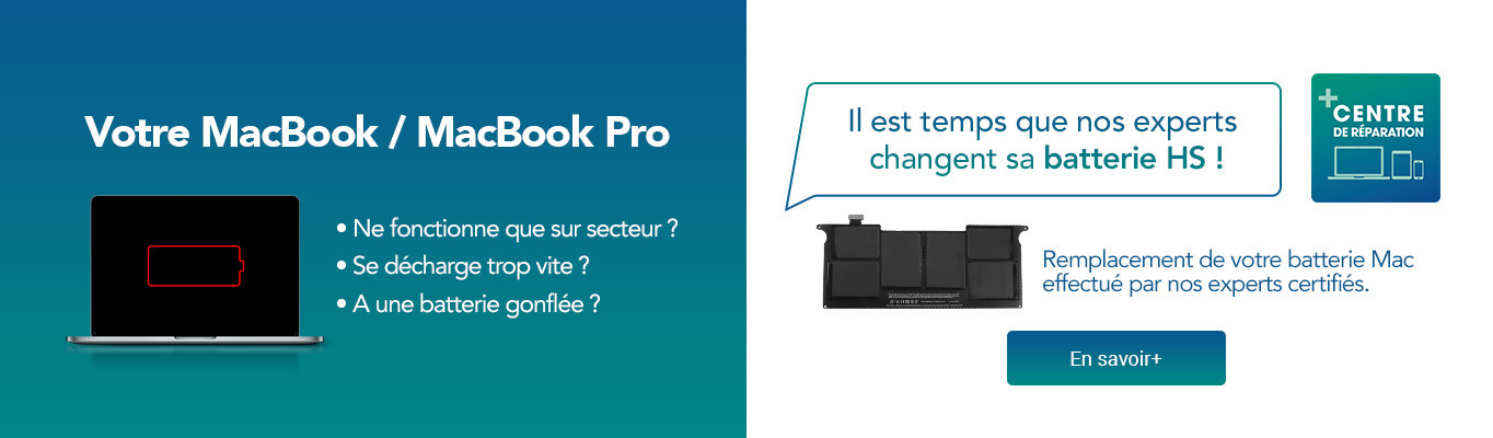 Service Changement batterie Mac